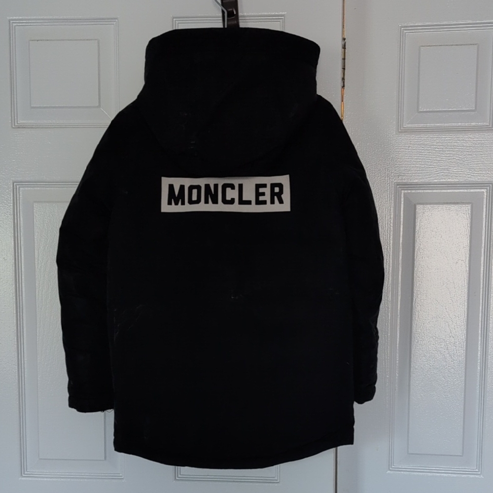 Moncler Boy Down Jacket, Black 12 Years Old